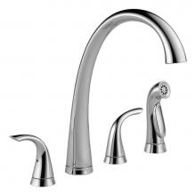 Delta Canada 2480-DST - Pilar 2H Kitchen Faucet W/Sprayer