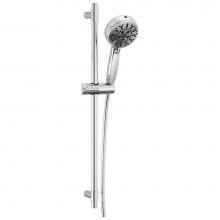 Delta Canada 51584-PR - Universal Showering Components 7-Setting Slide Bar Hand Shower with Cleaning Spray