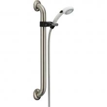 Delta Canada 52001-DS - Universal Showering Components Adjustable Slide Bar / Grab Bar 2-Setting Hand Shower