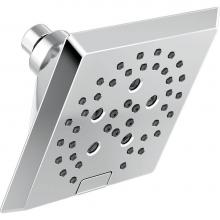 Delta Canada 52664-PR - Universal Showering Components H2OKinetic® 5-Setting Angular Modern Raincan Shower Head