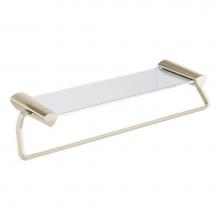 Delta Canada 77480-PN - Delta Zura: 24'' Towel Bar with Glass