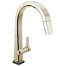 Delta Canada 9193T-PN-DST - Single Handle Pull Down Kitchen Faucet With Touch2O Technolo