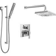 Delta Canada DF-KIT23-PBS-WS - Square Pressure Balance Shower Kit