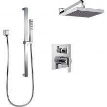 Delta Canada DF-TKIT2-PBS - Trim Only Square Pressure Balance Shower Kit