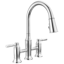 Delta Canada 2384L-PR-DST - Renaldi™ Two Handle Pull-Down Bridge Kitchen Faucet