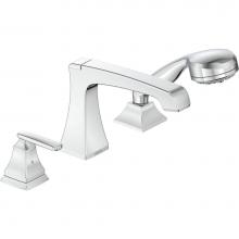 Delta Canada T3764 - 3 Hole Ashlyn Roman Tub With Handshower