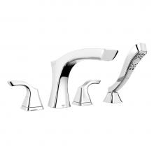 Delta Canada T4752 - 4-Hole Roman Tub With Handshower Trim