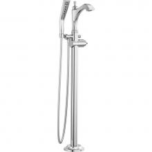 Delta Canada T4756-LHP-FL - Dorval™ Single Handle Floor Mount Tub Filler Trim - Less Handle