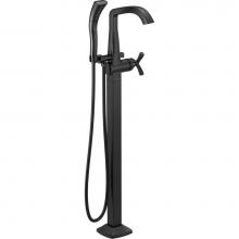 Delta Canada T47766-BLFL - Stryke® Single Handle Floor Mount Tub Filler Trim