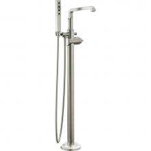 Delta Canada T4789-SS-PR-LHP-FL - Tetra™ Floor Mount Tub Filler Trim