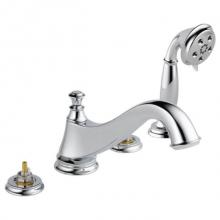 Delta Canada T4795-LHP - Cassidy™ Roman Tub Trim with Hand Shower - Low Arc Spout - Handle Not Includeds