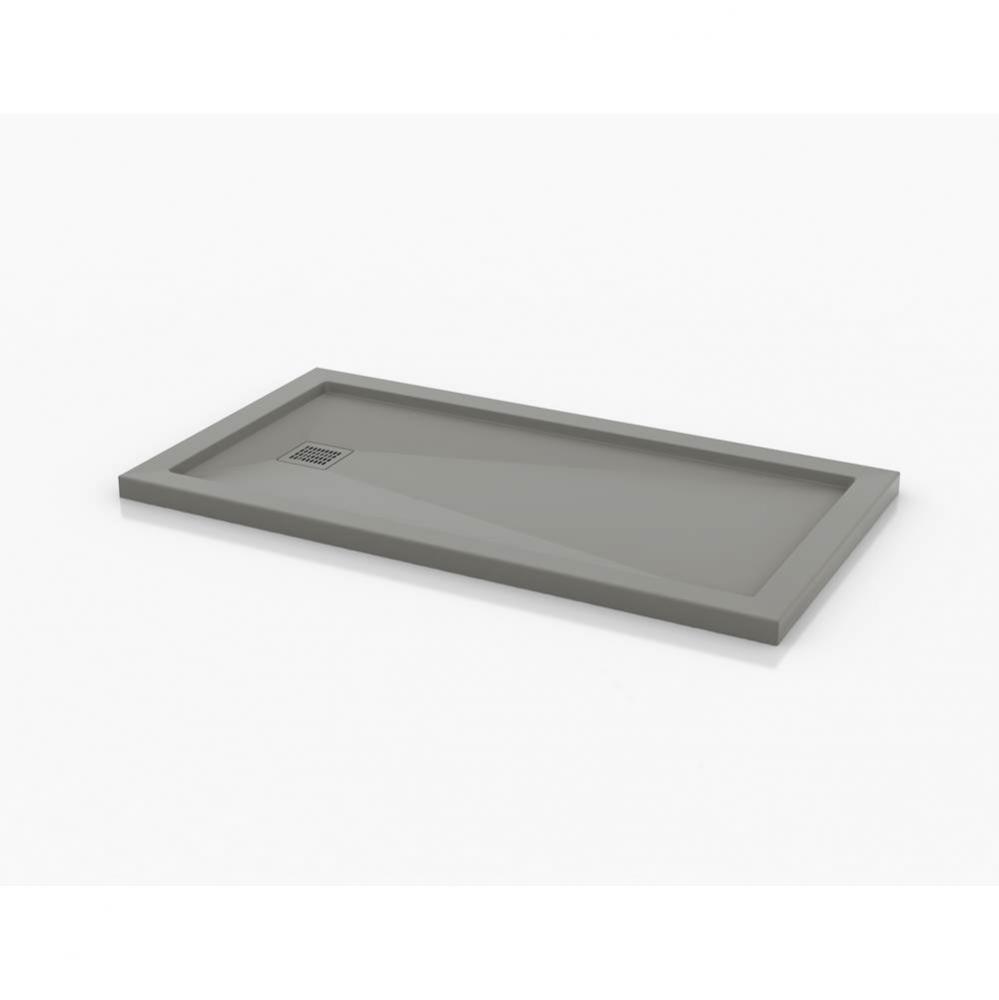 TAVIA BASE /SMOOTH TEXTURE /32 x 60 /STONE GREY /WITH METAL GRID