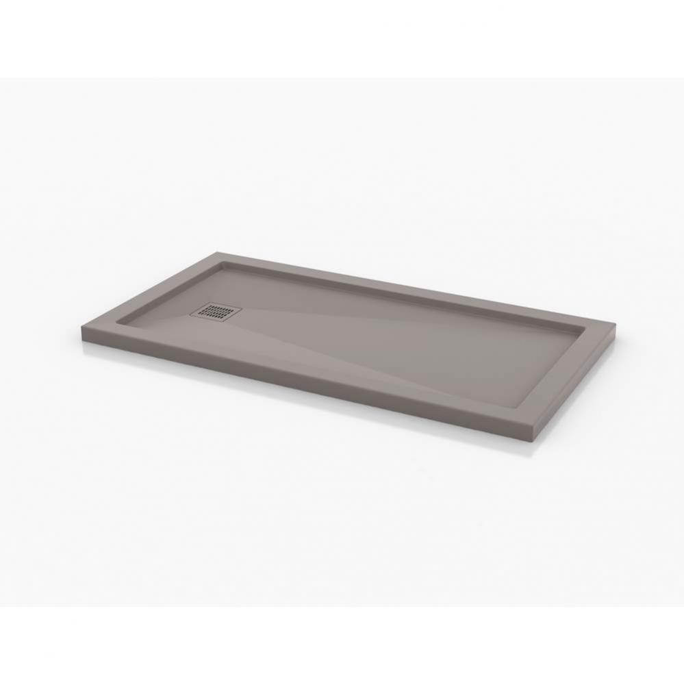 TAVIA BASE /SMOOTH TEXTURE /32 x 60 /COCOA /WITH METAL GRID