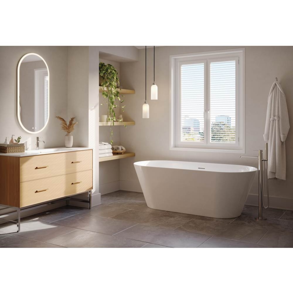 ARIA CADENZA TUB/6730/WHITE/WHITE DRAIN COVER