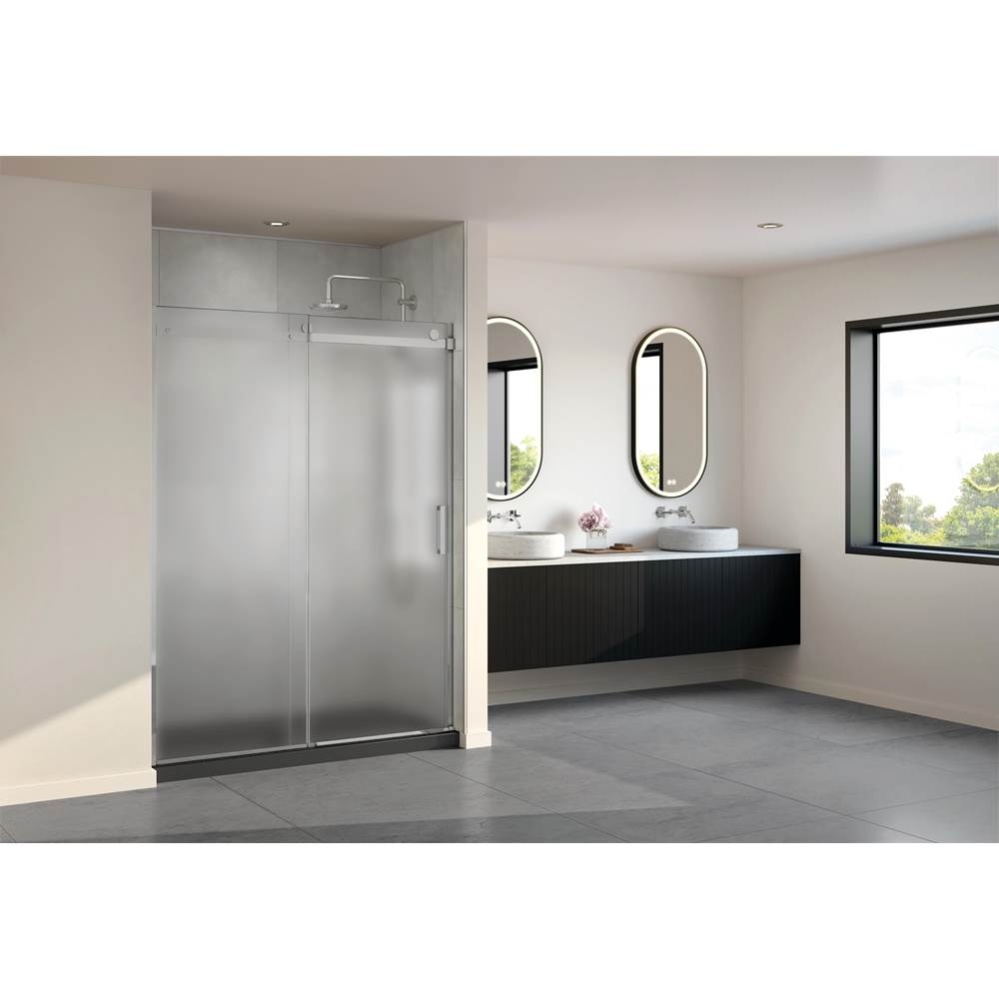 HORIZON INLINE 48W 79H/CHROME/8MM/LEFT/MIST SKR+