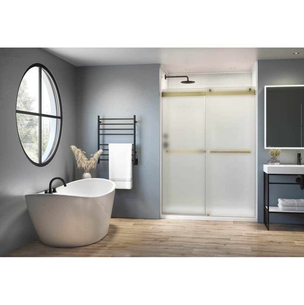 GEMINI PLUS INLINE 48W/BRUSHED GOLD/10MM/MIST SKR+