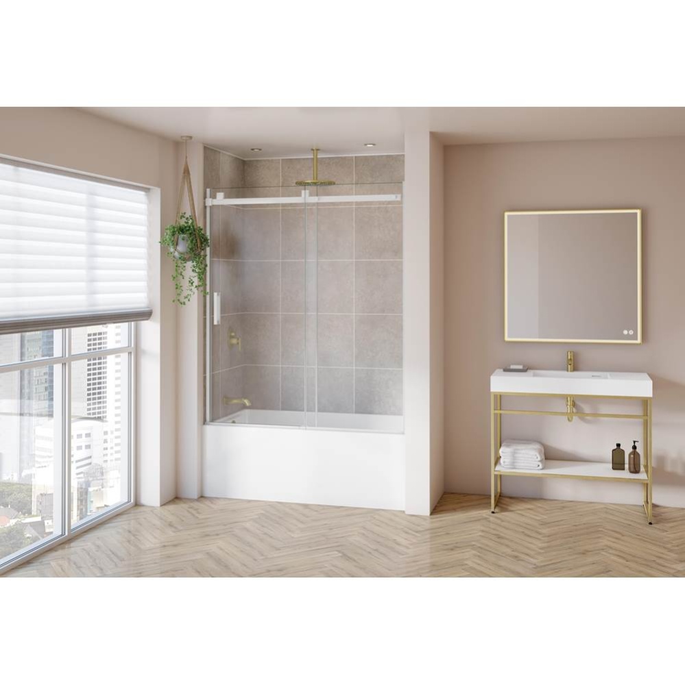 SKYLINE TUB 60W/WHITE/RIGHT/SEKUR+