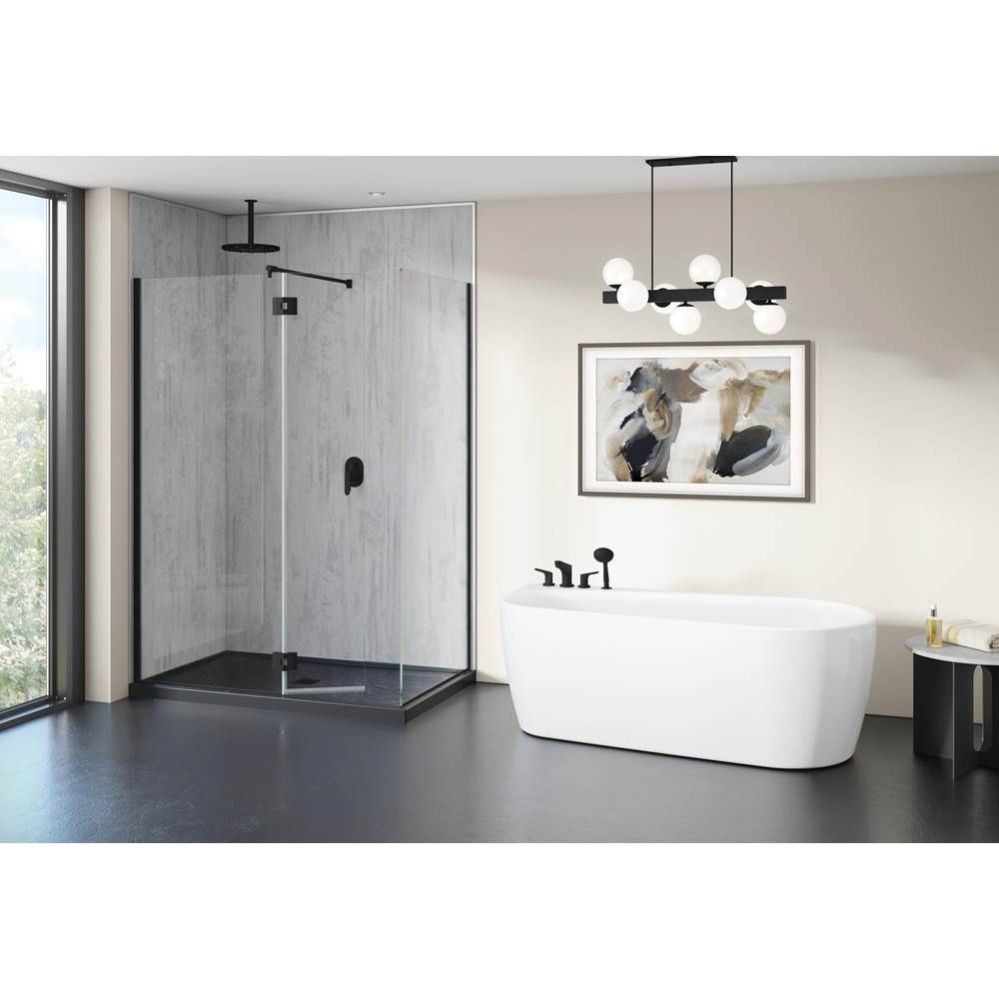 EVOLUTION 2-SIDED SQUARE SHIELD/33x30/79H/10MM/MATTE BLACK