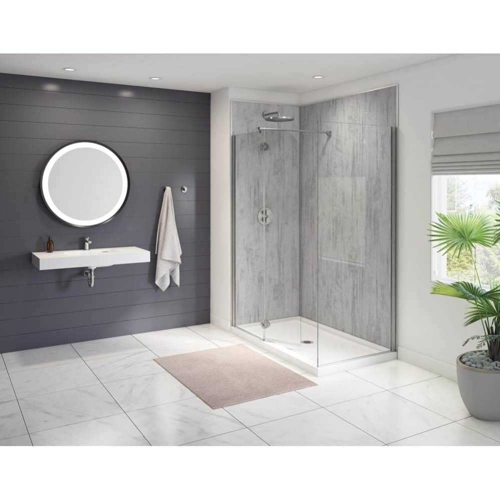 EVOLUTION 2-SIDED ROUND SHIELD/24x30/79H/10MM/BRUSHED NICKEL