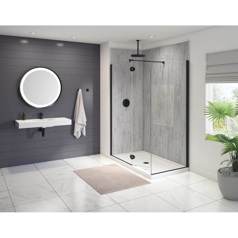 EVOLUTION 2-SIDED ROUND SHIELD/24x34/79H/10MM/MATTE BLACK