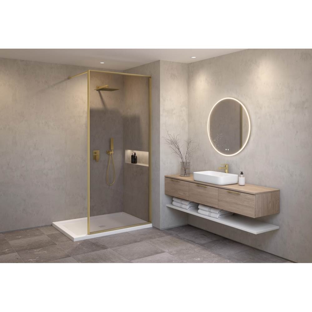 VESPERO SHIELD 33/GOLD FRAME/SMOKED GREY FILM/79''