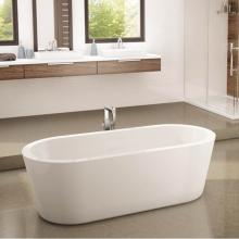 Fleurco Canada BAD6831-18 - ARIA ADAGIO TUB/6831/WHITE/CHR & BR NK DRAIN COVER