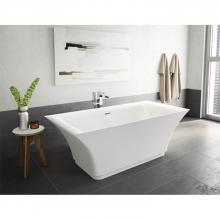 Fleurco Canada BBR6631-18 - ARIA BRAVURA TUB/6631/WHITE/WHITE DRAIN COVER