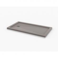 Fleurco Canada ATAM3260-17 - TAVIA BASE /SMOOTH TEXTURE /32 x 60 /COCOA /WITH METAL GRID