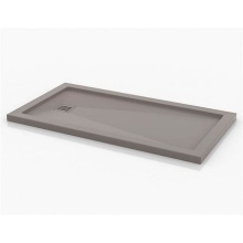 Fleurco Canada ATAM3648-17 - TAVIA BASE /SMOOTH TEXTURE /36 x 48 /COCOA /WITH METAL GRID