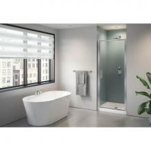 Fleurco Canada ELEP31-25-40-79 - ELERA SINGLE PIVOT DOOR 31''/BRUSHED NICKEL/79H/SEKUR+/IN&OUT PIVOT