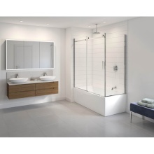 Fleurco Canada NHST260L30L-11-40 - HORIZON TUB 60 x 30/CHROME/LEFT/SEKUR+