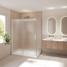 Fleurco Canada NHS248R36R-18-80-79 - HORIZON 2SIDED/48x36/R INL x R RET/WHITE/79H/MIST SKR+