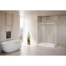 Fleurco Canada NSS248R36R-18-80-79 - SKYLINE 2SIDED/48x36/R INL x R RET/WHITE/79H/MIST SKR+