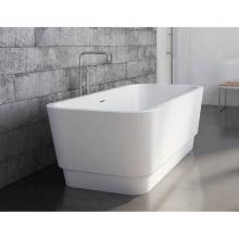 Fleurco Canada BZME6731-18 - Opus Medley Tub/6731/White/White Drain Cover