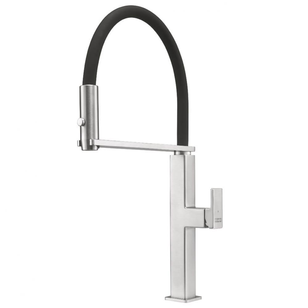 Centinox 19.7-inch Semi-Pro Kitchen Faucet in Stainless Steel, CEN-SP-304