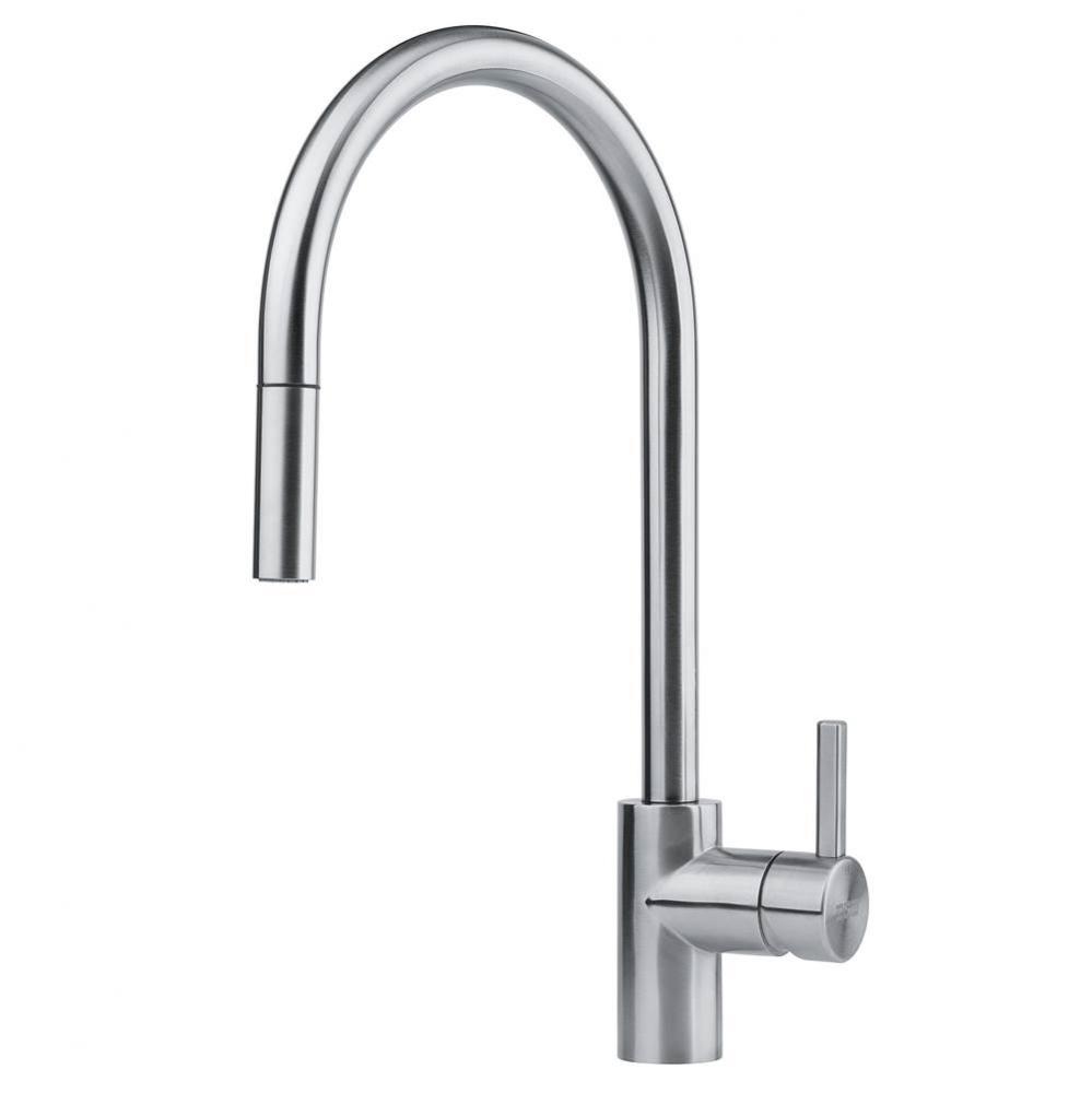Eos Neo 17-in Single Handle Pull-Down Kitchen Faucet in Stainless Steel, EOS-PD-304