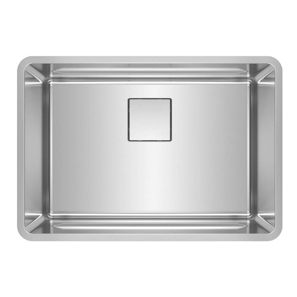Pescara 26.5-in. x 18.5-in. 18 Gauge Stainless Steel Undermount Single Bowl Kitchen Sink - PTX110-