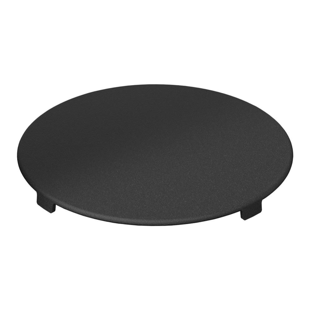 Franke Round Colorline Drain Cover in Matte Black