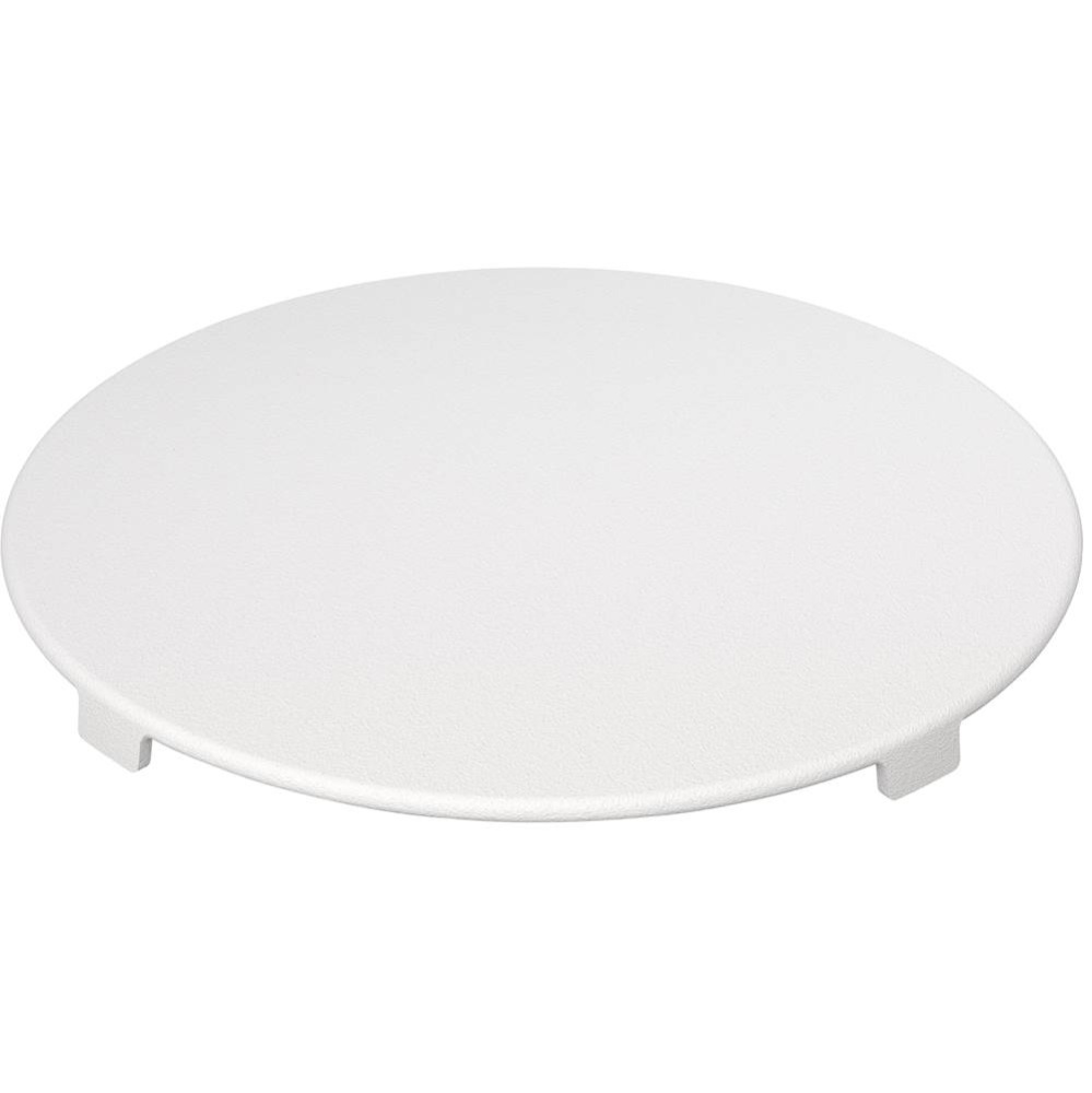 Franke Round Colorline Drain Cover in Polar White