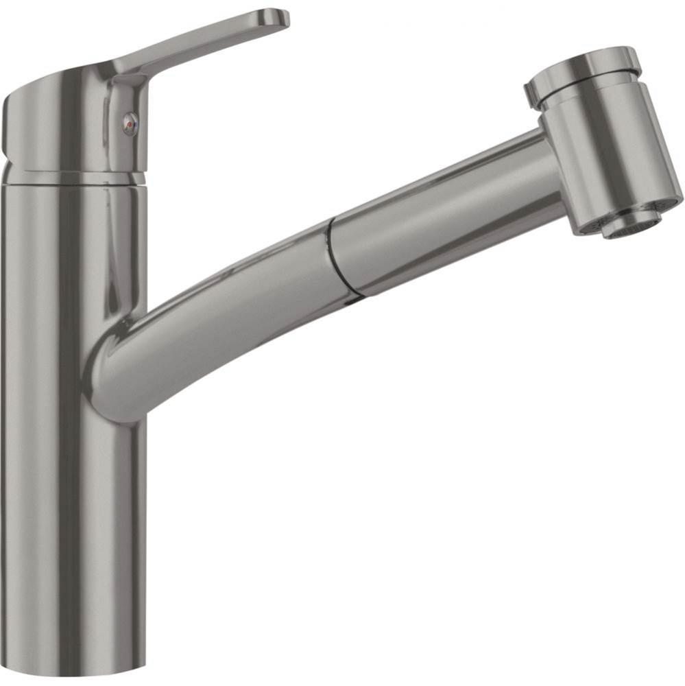 Ambient Pull Out Kitchen Faucet, Satin Nickel Finish