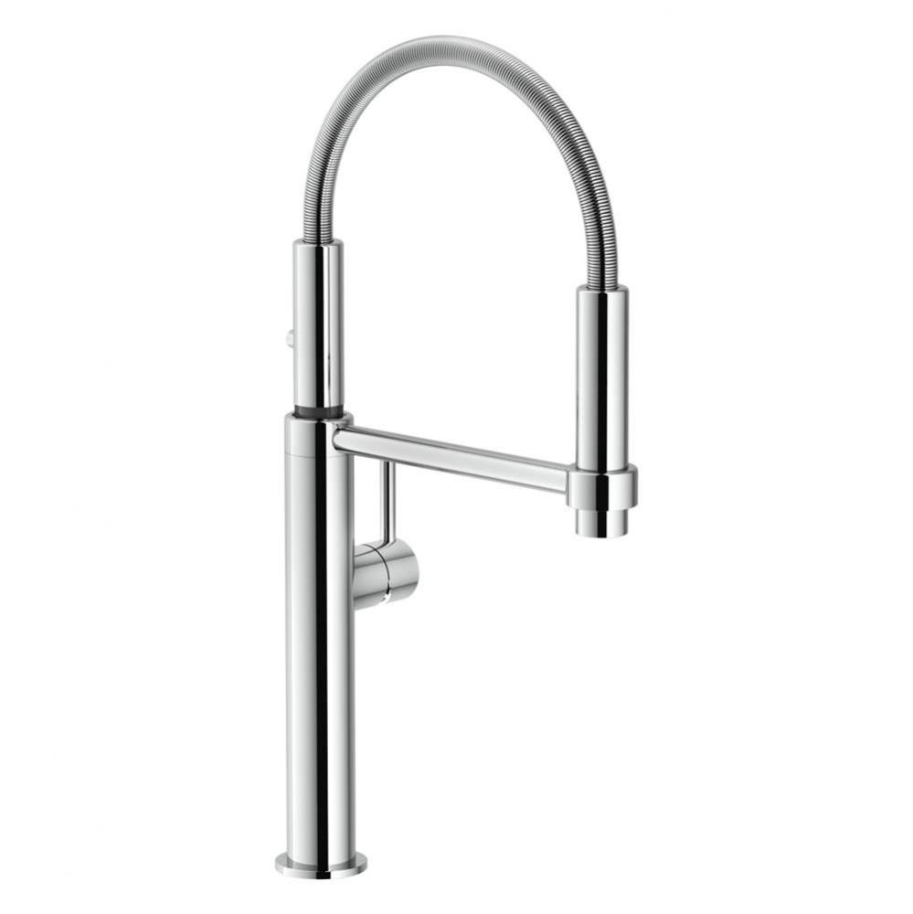 Pescara Kitchen Faucet,18 1/8 Tall Pull Down, Polished Chrome Finish