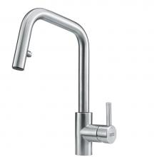 Franke Residential Canada KUB-PD-304 - Kubus 15-inch Single Handle Pull-Down Kitchen Faucet in Stainless Steel, KUB-PD-304