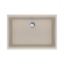 Franke Residential Canada MAG11025-CHA-S - Franke Maris Undermount 27-in x 19-in Fragranite Single Bowl Kitchen Sink in Champagne