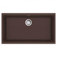 Franke Residential Canada MAG11031-MOC-S - Maris Undermount 33-in x 18.94-in Granite Single Bowl Kitchen Sink in Mocha