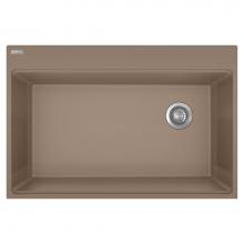 Franke Residential Canada MAG61031OW-OYS-S - Franke Maris Dual Mount 33-in x 22-in Fragranite Single Bowl Kitchen Sink in Oyster