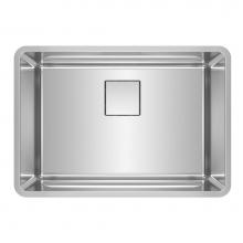 Franke Residential Canada PTX110-25-CA - Pescara 26.5-in. x 18.5-in. 18 Gauge Stainless Steel Undermount Single Bowl Kitchen Sink - PTX110-