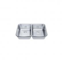 Franke Residential Canada NCX120 - Concerto - Undermount Sink Double Creased Bottom