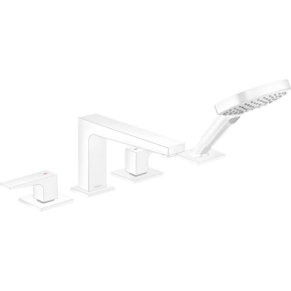 4-Hole Roman Tub Set Trim With Lever Handles