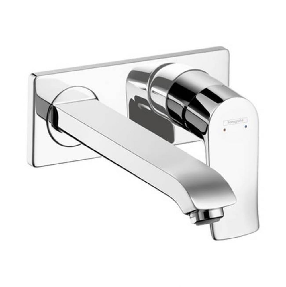 Hg Metris E Wall Mounted Single Handle Faucet