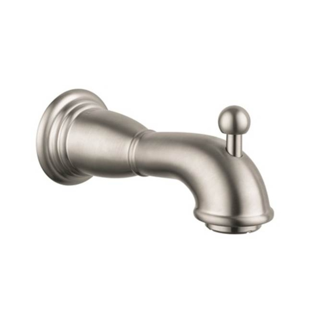 Retroaktiv Tub Spout With Diverter, Wall Mounted,